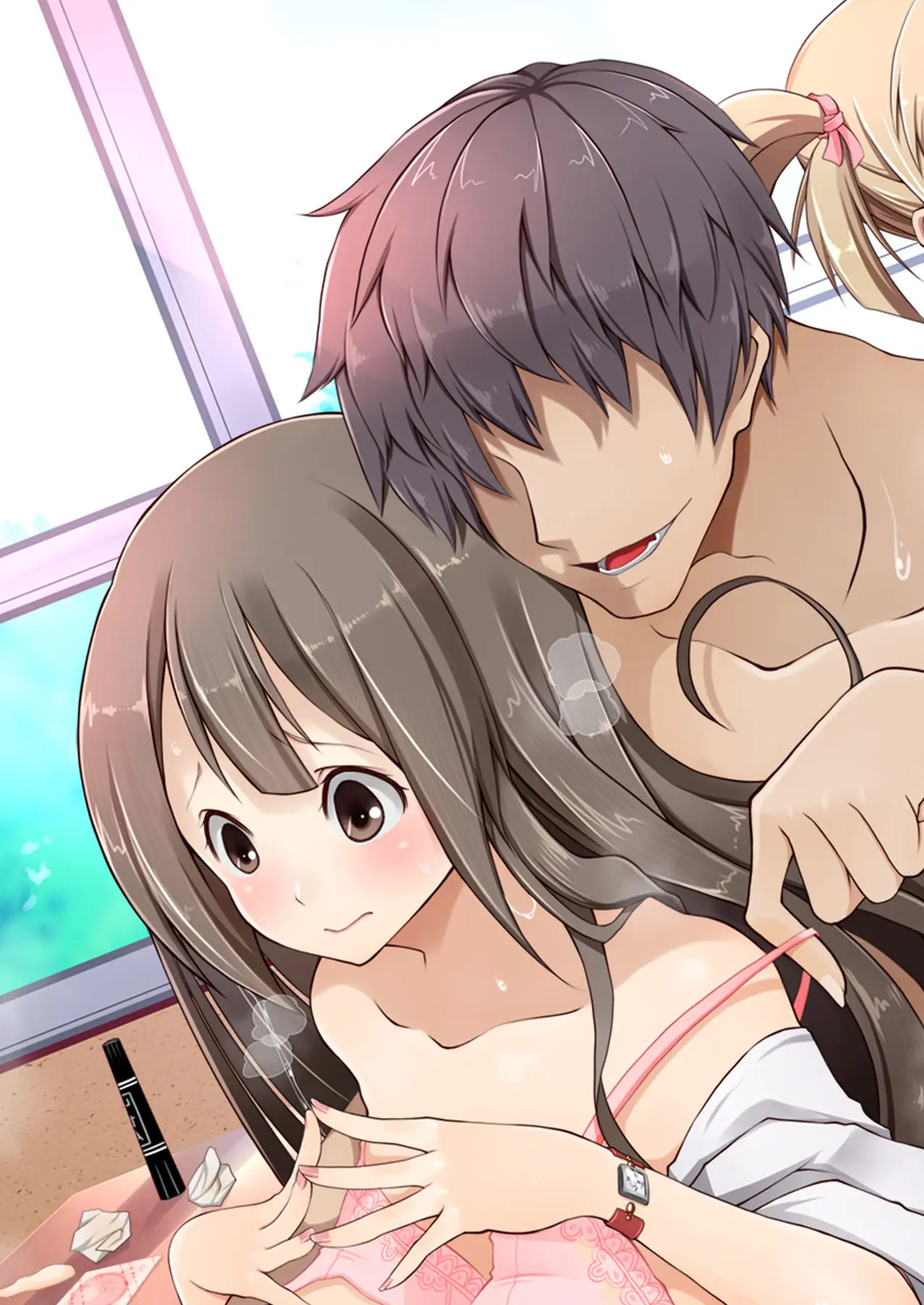 Dare Mo Ore Ga Wakaranai Nara Tanetsuke Shi Makutte Mo Mondai Nai Daro! 2 ~Rinkai Gakkou Hen~ | 아무도 나를 느끼지 못한다면 번식교배해도 상관없잖아 2 ~임해학교편~